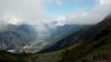 výhľad na Chamonix